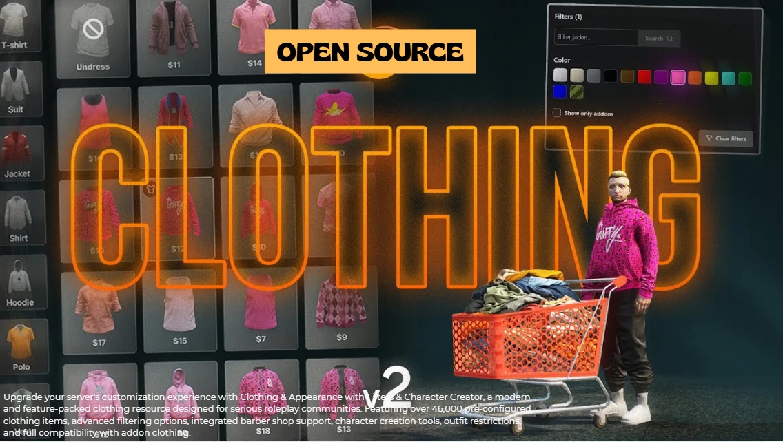 Clothing, Appearance & Character Creation System for FiveM